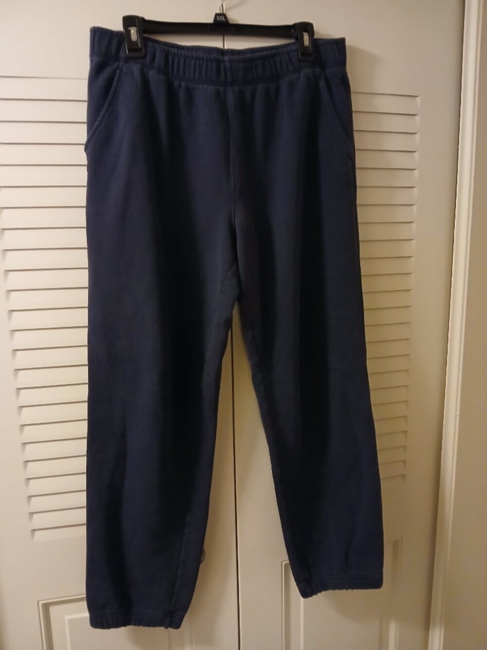 Men's LL BEAN Navy Blue Sweatpants ( Size Medium)